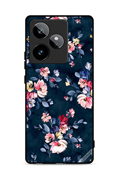 Covernex غطاء حماية لهاتف Realme GT 7T 5G مزين برسومات زهور مرسومة يدويًا