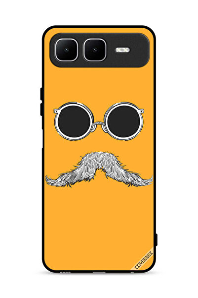 Covernex غطاء حماية لهاتف إنفينيكس سمارت ١٠ بلس برسومات نظارات وشارب