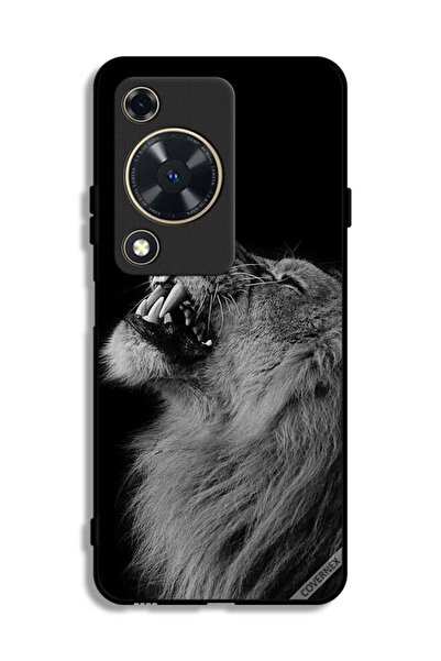 Covernex غطاء حماية لهاتف هواوي نوفا Y63 بطبعة أسد مبهج