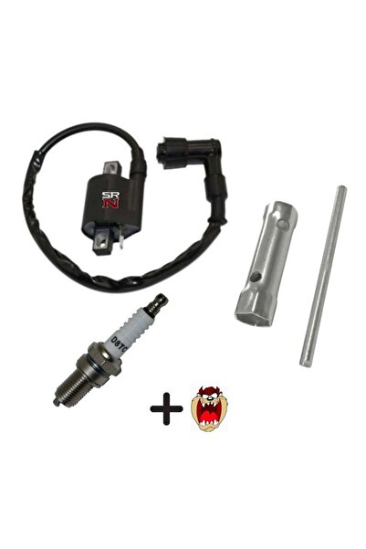 GMS CG Ateşleme Bobini+Buji Anahatarı+D8TC Buji Seti (Hdiye Tzmnya Sticker)