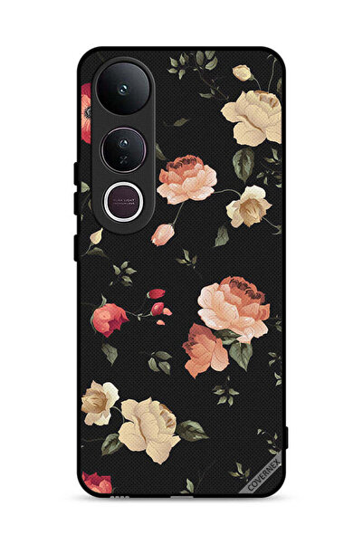 Covernex غطاء حماية لهاتف Vivo V50 Lite بخلفية فنية زهرية