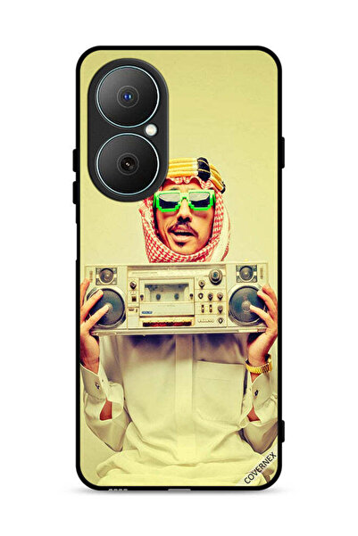 Covernex غطاء حماية لهاتف هواوي نوفا Y73 يحمل جهاز موسيقى عتيق