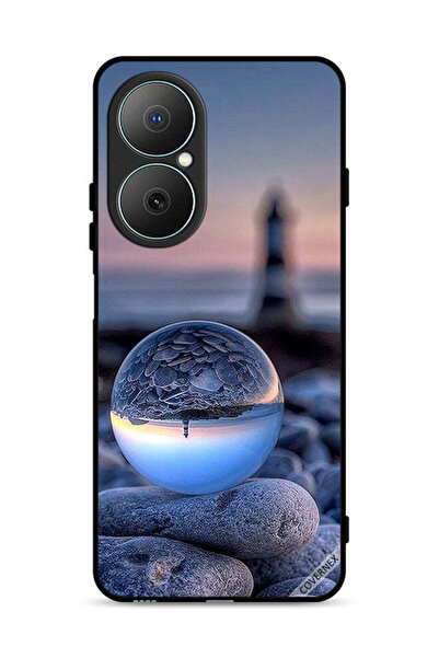 Covernex غطاء حماية لهاتف هواوي نوفا واي 73، تصوير رائع للطبيعة في زجاج دائري