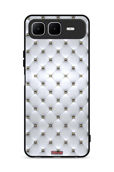 Tolwak غطاء حماية لهاتف Infinix Smart 10 Plus مطبوع عليه دبابيس على القماش