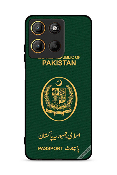 Covernex غطاء حماية موتورولا موتو جي 15 بنمط جواز سفر باكستاني