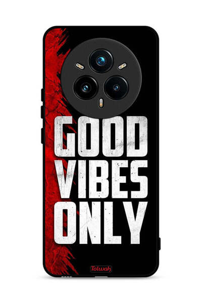 Tolwak غطاء حماية لهاتف Realme 14 Pro Plus 5G - Good Vibes Only