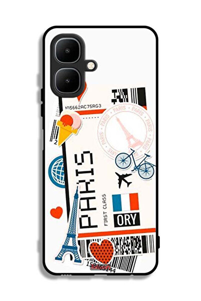 Tolwak غطاء حماية لهاتف تكنو بوب 10 - ملصق باريس