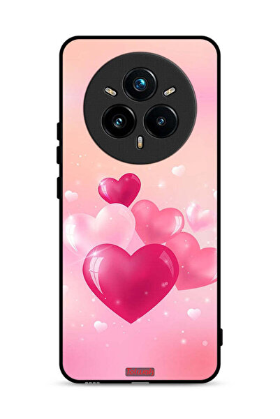 Tolwak غطاء حماية لهاتف Realme 14 Pro Plus 5G برسومات قلوب جميلة