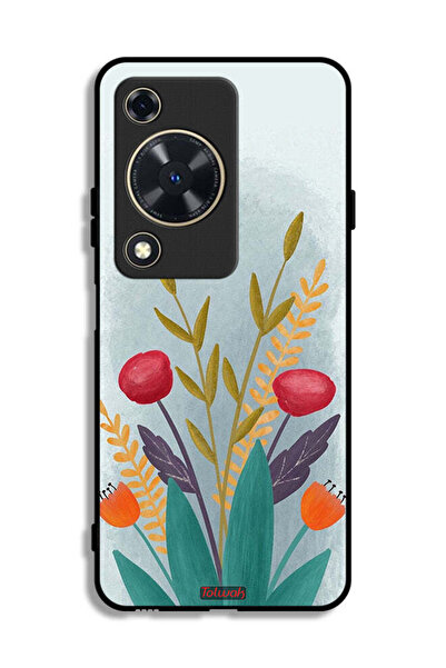 Tolwak غطاء حماية لهاتف هواوي نوفا Y63 برسومات نباتية