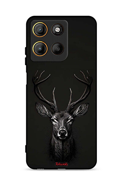 Tolwak غطاء حماية موتورولا موتو جي 15 برسومات الغزلان الرقمية