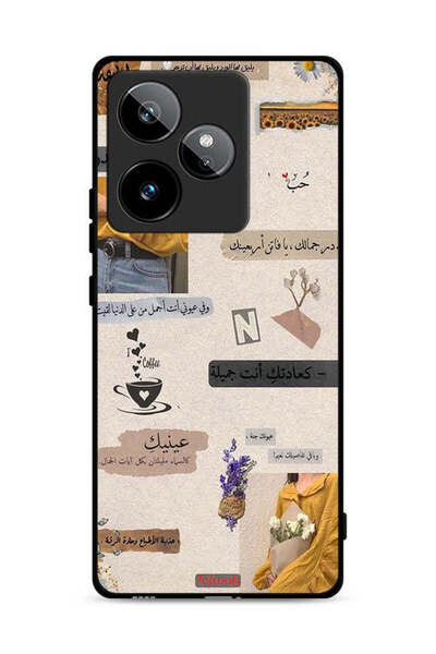 Tolwak غطاء حماية لهاتف Realme GT 7 5G بعبارات حب باللغة العربية
