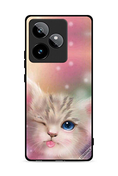 Covernex غطاء حماية لهاتف Realme GT 7T 5G، قطة لطيفة