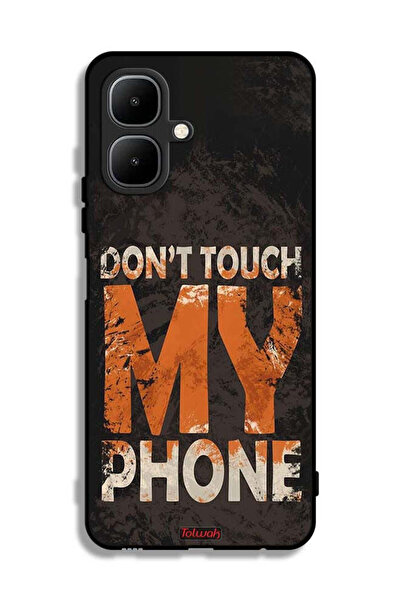 Tolwak Infinix Smart 10 Protective Case Cover Do Not Touch My Phone