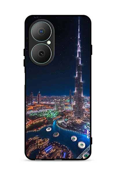 Covernex غطاء حماية لهاتف هواوي نوفا Y73 - منظر ليلي لوسط المدينة