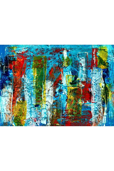 Today Idea لوحة فنية جدارية تجريدية معاصرة من قماش إيمودا هوم تروف - 40×60 سم...