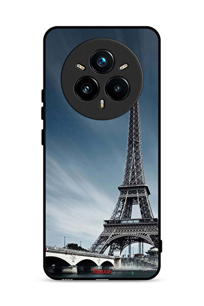 Tolwak غطاء حماية لهاتف Realme 14 Pro 5G بتصميم برج إيفل