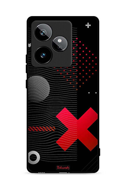 Tolwak غطاء حماية لهاتف Realme GT 7 5G بعلامة الصليب