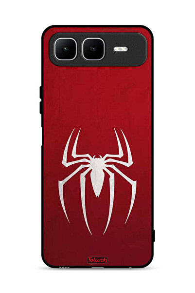 Tolwak غطاء حماية لجهاز Infinix Smart 10 Plus بتصميم Spider Icon
