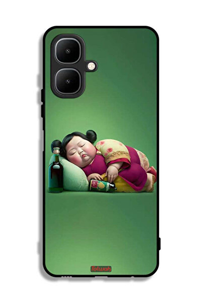 Tolwak غطاء حماية إنفينيكس سمارت 10 - فتاة سمينة