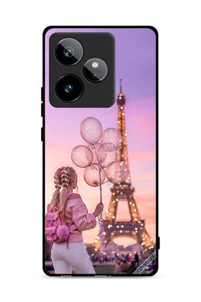 Covernex غطاء حماية لهاتف Realme GT 7 5G، فتاة تحمل بالونات
