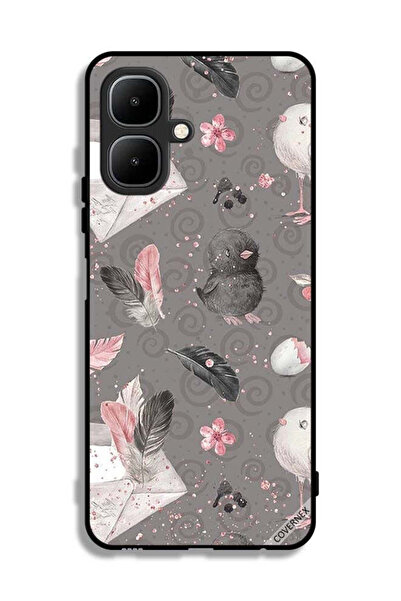 Covernex غطاء حماية لهاتف إنفينيكس سمارت ١٠ - ريش وفراخ