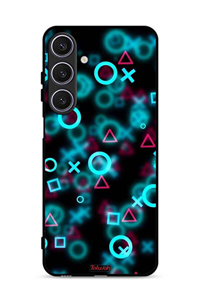 Tolwak غطاء حماية لهاتف سامسونج جالاكسي A17 بأيقونات لعبة الحبار الصغيرة