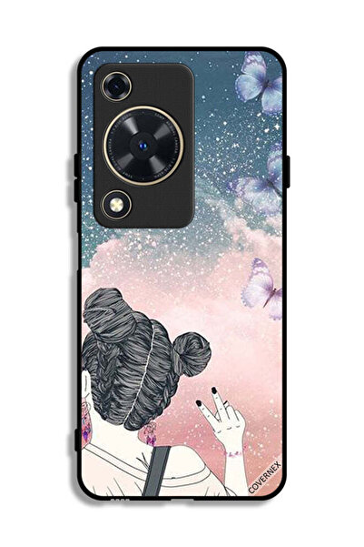 Covernex غطاء حماية لهاتف هواوي نوفا Y72S بتصميم علامة النصر