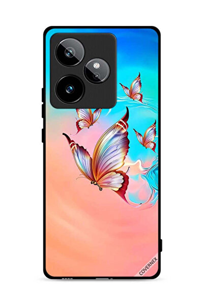 Covernex Realme GT 7T 5G Protective Case Cover Butterflies Flying Over Paint ...
