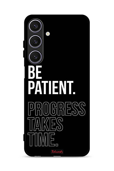Tolwak غطاء حماية لهاتف Samsung Galaxy A17 كن صبورًا فالتقدم يستغرق وقتًا