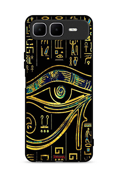 Tolwak غطاء حماية لهاتف Infinix Smart 10 Plus بتصميم عين فنية