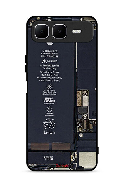 Tolwak غطاء حماية لهاتف Infinix Smart 10 Plus بنمط دائرة الهاتف