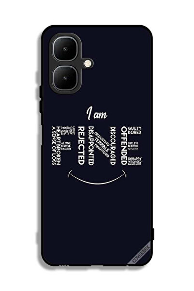 Covernex غطاء حماية لهاتف إنفينيكس سمارت ١٠ بطبعة "أنا بخير"