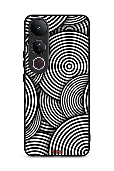 Tolwak غطاء حماية لهاتف Vivo V50 Lite بنقشة دوائر وهمية