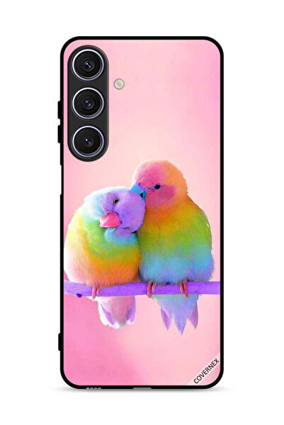 Covernex غطاء حماية لهاتف سامسونج جالاكسي A17 بنقشة طيور لطيفة