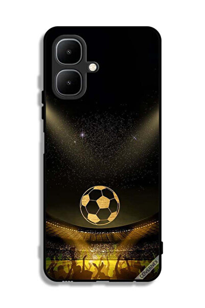 Covernex غطاء حماية تكنو بوب 10 أسود بخلفية فيلم كرة قدم كلاسيكية