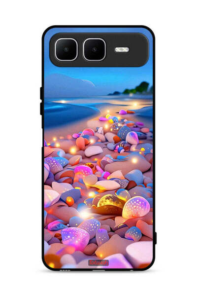 Tolwak غطاء حماية لهاتف إنفينيكس سمارت 10 بلس برسومات أحجار فنية