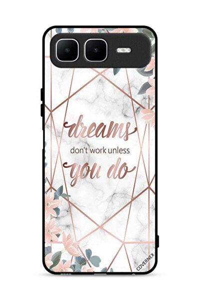 Covernex Infinix Smart 10 Plus Protective Case Cover Dreams Don't Work Unless...