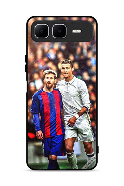 Covernex غطاء حماية لهاتف إنفينيكس سمارت 10 بلس ميسي ورونالدو