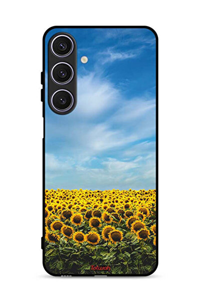 Tolwak غطاء حماية لهاتف سامسونج جالاكسي A17 - عباد الشمس تحت السماء