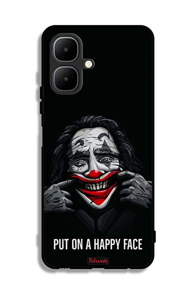 Tolwak غطاء حماية لهاتف Infinix Smart 10 بوجه سعيد