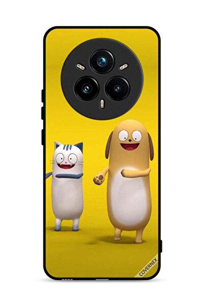 Covernex غطاء حماية لجهاز Realme 14 Pro Plus 5G قصة القط والكلب