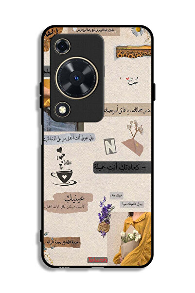 Tolwak Huawei Nova Y63 Protective Case Cover Arabic Quotes Love