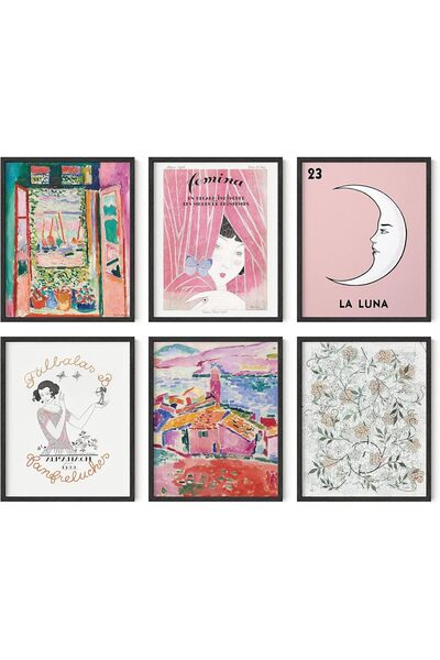 Today Idea مجموعة فن تجريدي من 6 قطع - فكرة اليوم