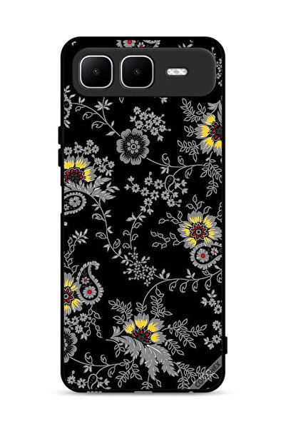 Covernex غطاء حماية لهاتف Infinix Smart 10 Plus بخلفية زهور فنية