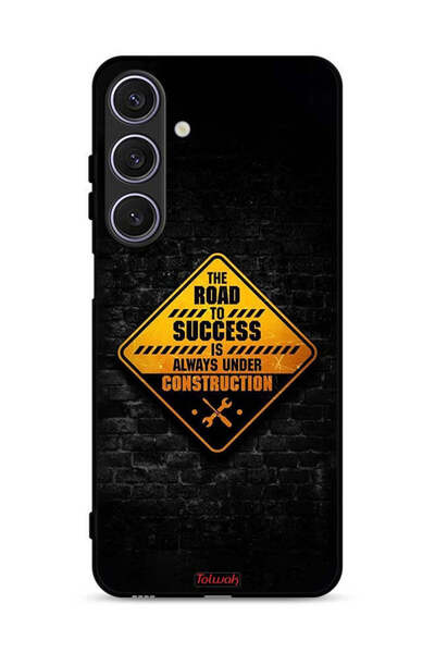 Tolwak غطاء حماية لهاتف سامسونج جالكسي A17 الطريق إلى النجاح دائمًا قيد الإنشاء