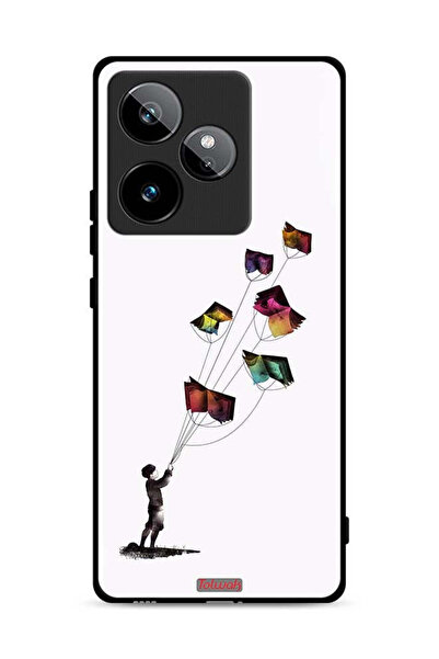 Tolwak غطاء حماية لهاتف Realme GT 7T 5G بتصميم طائرات ورقية