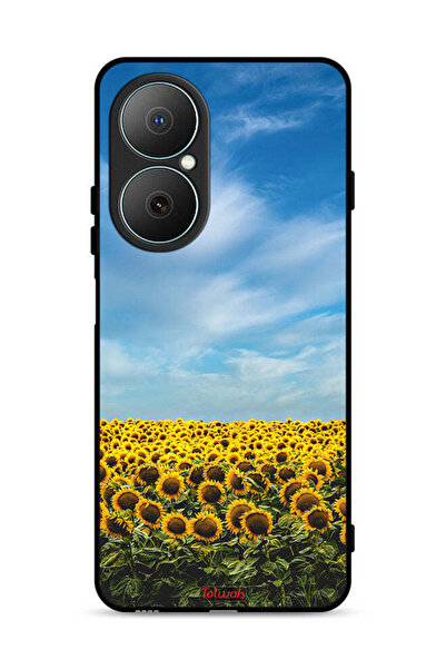 Tolwak غطاء حماية لهاتف هواوي نوفا Y73 - عباد الشمس تحت السماء