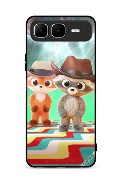 Covernex غطاء حماية لهاتف Infinix Smart 10 Plus بطبعة أرانب