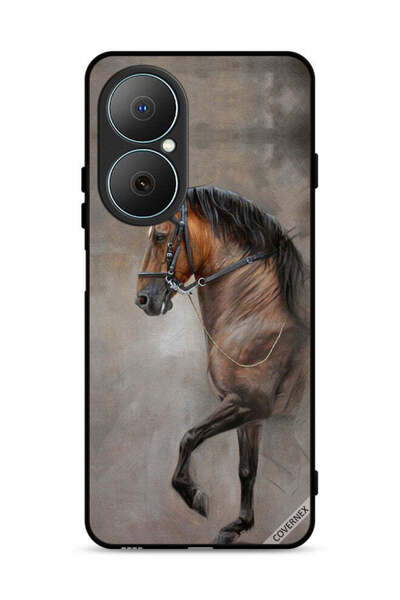 Covernex غطاء حماية لهاتف هواوي نوفا Y73، صورة حصان عتيقة