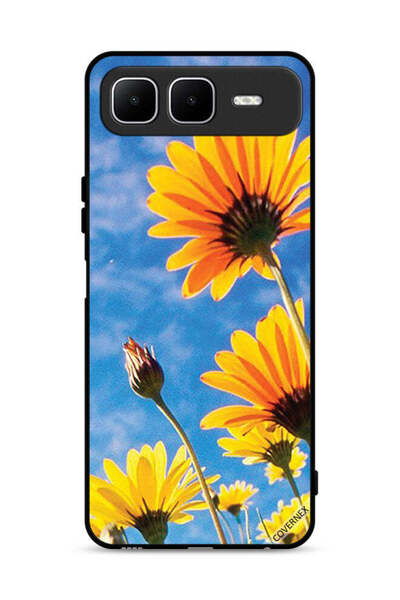 Covernex غطاء حماية لهاتف Infinix Smart 10 Plus بنقشة عباد الشمس